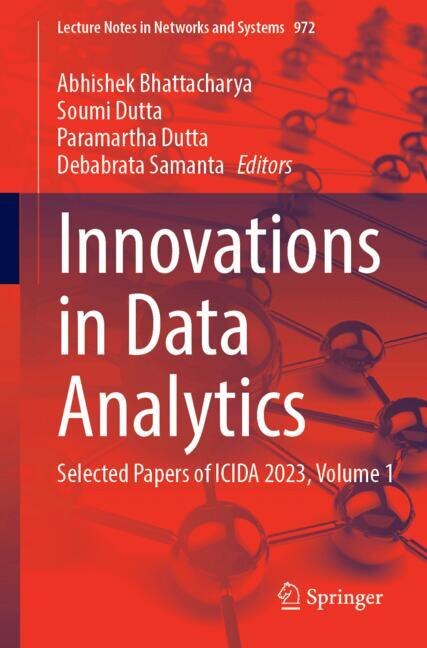 Couverture_Innovations in Data Analytics