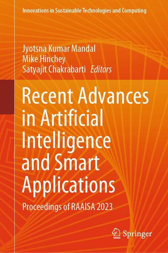 Couverture_Recent Advances in Artificial Intelligence and Smart Applications