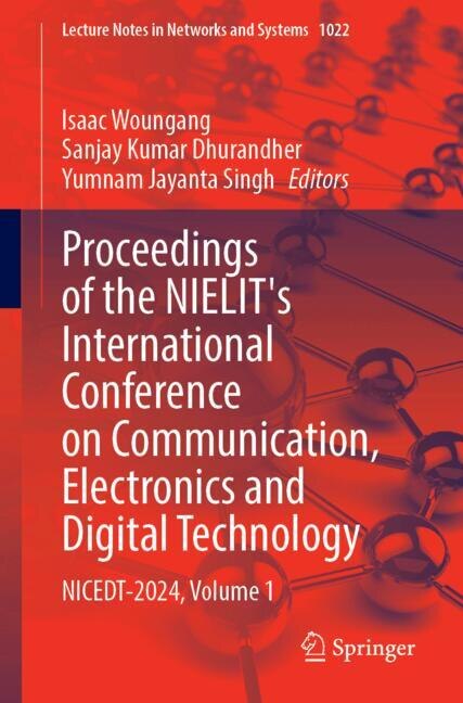 Couverture_Proceedings of the NIELIT's International Conference on Communication, Electronics and Digital Technology
