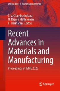 Front cover_Recent Advances in Materials and Manufacturing