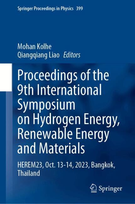 Couverture_Proceedings of the 9th International Symposium on Hydrogen Energy, Renewable Energy and Materials