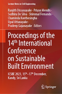 Front cover_Proceedings of the 14th International Conference on Sustainable Built Environment