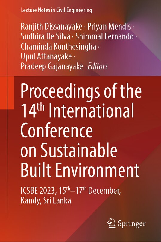Front cover_Proceedings of the 14th International Conference on Sustainable Built Environment