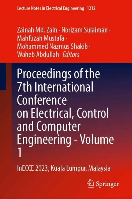 Couverture_Proceedings of the 7th International Conference on Electrical, Control and Computer Engineering-Volume 1