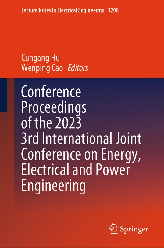 Couverture_Conference Proceedings of the 2023 3rd International Joint Conference on Energy, Electrical and Power Engineering