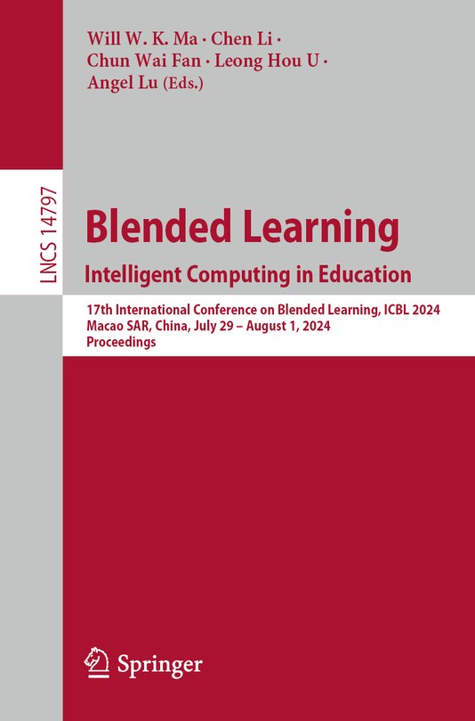 Couverture_Blended Learning. Intelligent Computing in Education