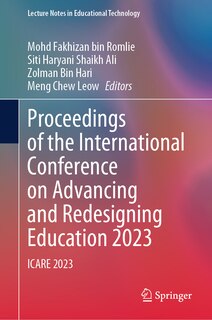 Couverture_Proceedings of the International Conference on Advancing and Redesigning Education 2023