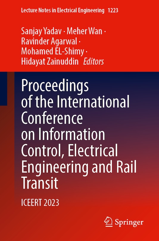 Couverture_Proceedings of the International Conference on Information Control, Electrical Engineering and Rail Transit
