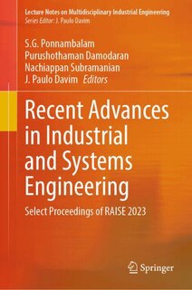 Front cover_Recent Advances in Industrial and Systems Engineering