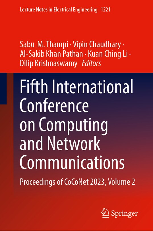 Couverture_Fifth International Conference on Computing and Network Communications