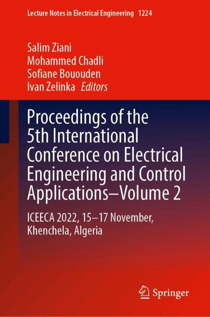 Couverture_Proceedings of the 5th International Conference on Electrical Engineering and Control Applications-Volume 2