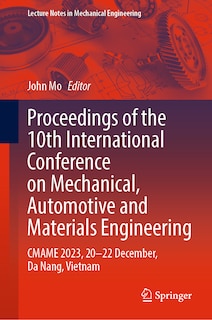 Couverture_Proceedings of the 10th International Conference on Mechanical, Automotive and Materials Engineering