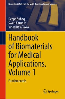 Couverture_Handbook of Biomaterials for Medical Applications, Volume 1