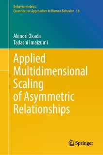 Couverture_Applied Multidimensional Scaling of Asymmetric Relationships