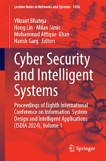 Couverture_Cyber Security and Intelligent Systems