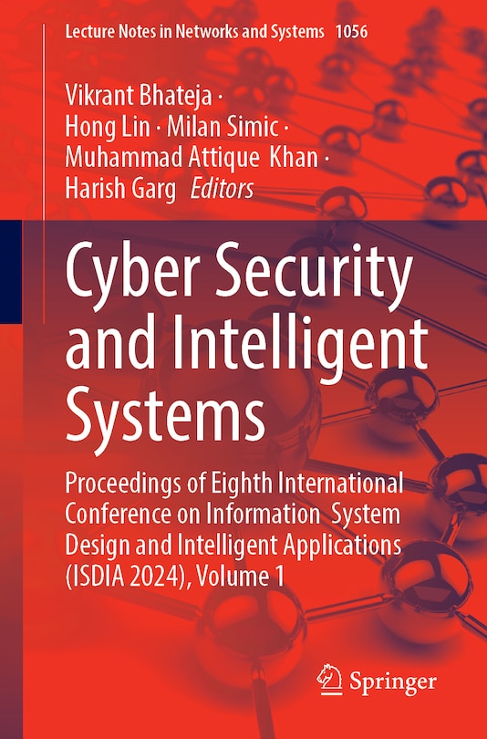 Couverture_Cyber Security and Intelligent Systems