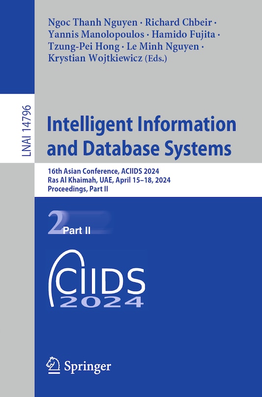 Front cover_Intelligent Information and Database Systems