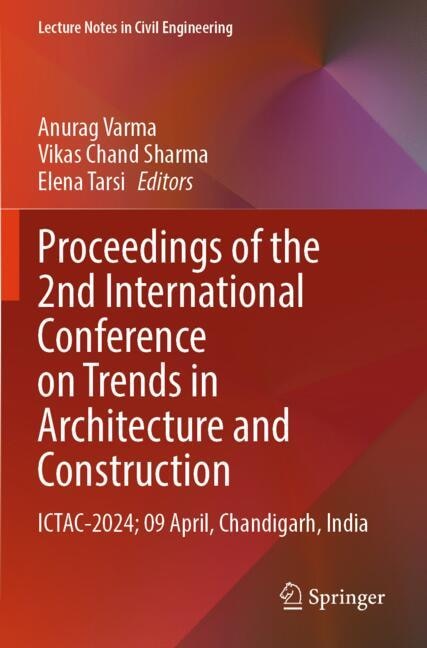 Couverture_Proceedings of the 2nd International Conference on Trends in Architecture and Construction