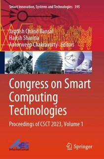 Front cover_Congress on Smart Computing Technologies