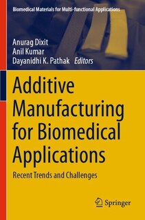 Couverture_Additive Manufacturing for Biomedical Applications