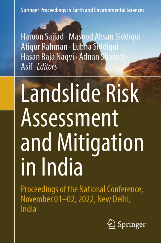 Front cover_Landslide Risk Assessment and Mitigation in India