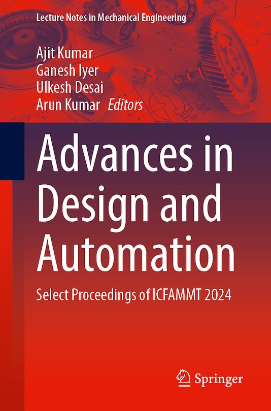 Front cover_Advances in Design and Automation