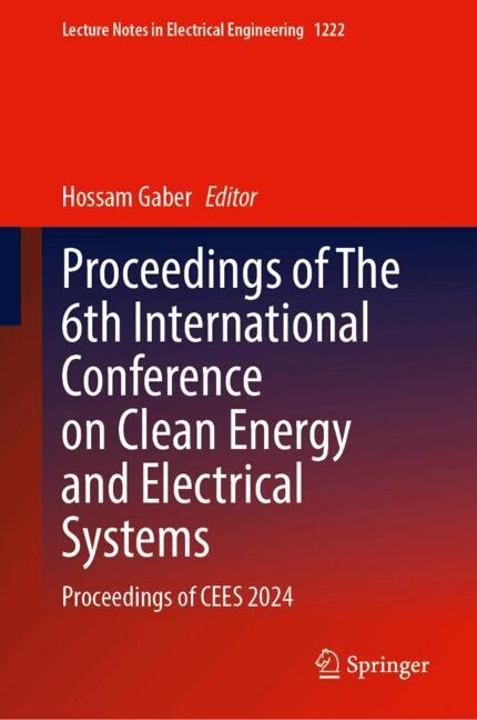 Couverture_Proceedings of The 6th International Conference on Clean Energy and Electrical Systems