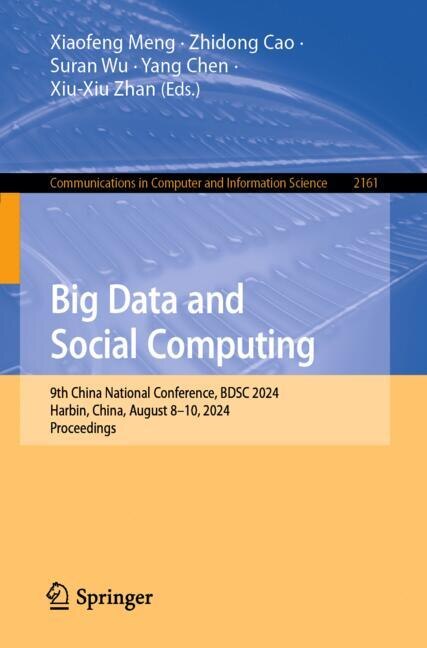 Front cover_Big Data and Social Computing