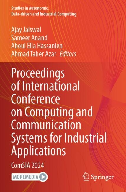 Couverture_Proceedings of International Conference on Computing and Communication Systems for Industrial Applications
