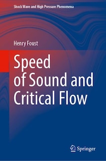 Couverture_Speed of Sound and Critical Flow