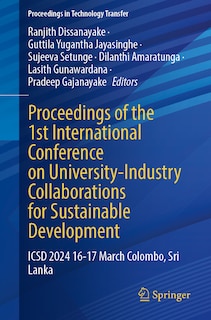 Couverture_Proceedings of the 1st International Conference on University-Industry Collaborations for Sustainable Development