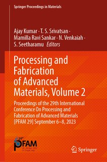 Couverture_Processing and Fabrication of Advanced Materials, Volume 2