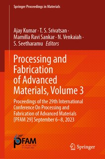 Front cover_Processing and Fabrication of Advanced Materials, Volume 3