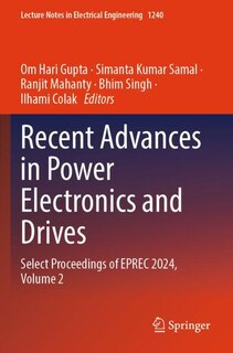 Couverture_Recent Advances in Power Electronics and Drives