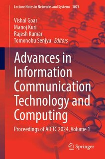 Couverture_Advances in Information Communication Technology and Computing