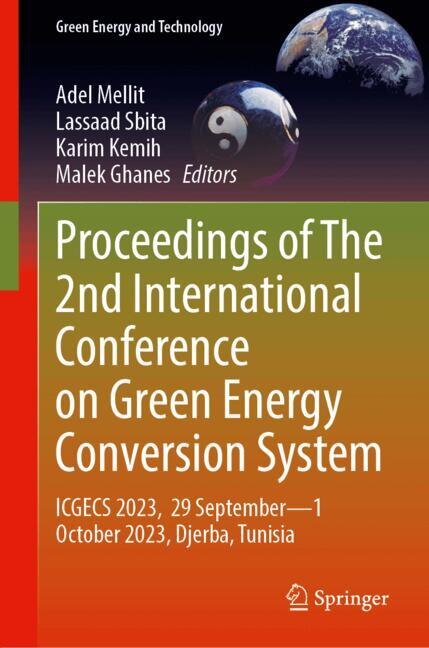 Couverture_Proceedings of The 2nd International Conference on Green Energy Conversion System