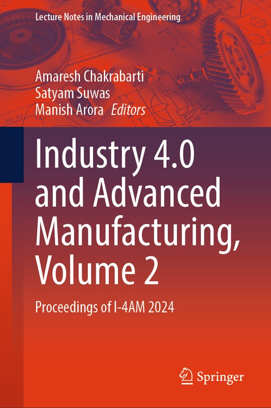 Front cover_Industry 4.0 and Advanced Manufacturing, Volume 2