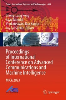 Couverture_Proceedings of International Conference on Advanced Communications and Machine Intelligence