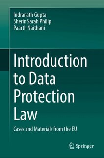 Front cover_Introduction to Data Protection Law
