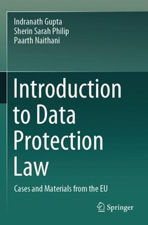 Couverture_Introduction to Data Protection Law