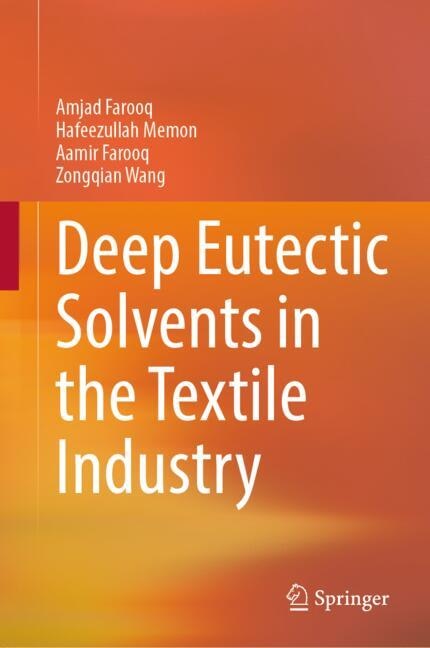 Front cover_Deep Eutectic Solvents in the Textile Industry