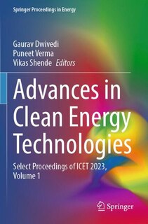 Front cover_Advances in Clean Energy Technologies