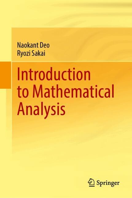 Couverture_Introduction to Mathematical Analysis