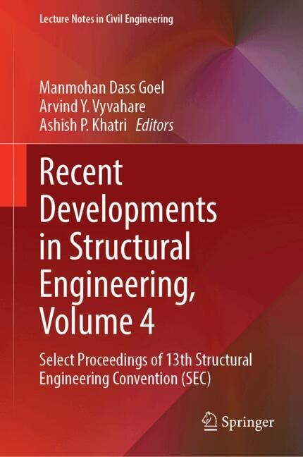 Couverture_Recent Developments in Structural Engineering, Volume 4