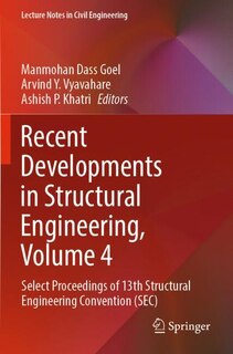 Couverture_Recent Developments in Structural Engineering, Volume 4