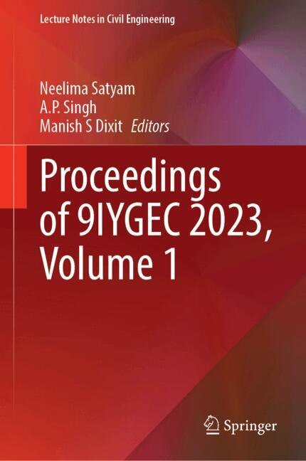 Front cover_Proceedings of 9Iygec 2023, Volume 1
