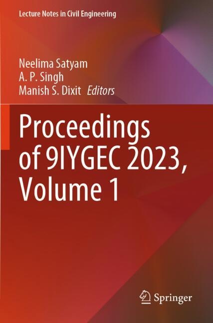 Couverture_Proceedings of 9Iygec 2023, Volume 1