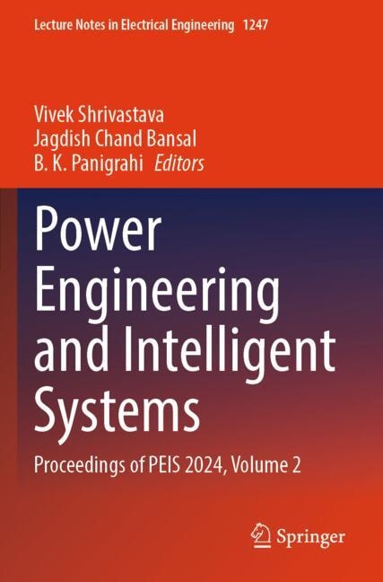 Couverture_Power Engineering and Intelligent Systems
