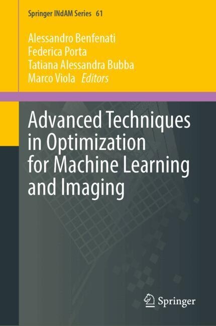 Couverture_Advanced Techniques in Optimization for Machine Learning and Imaging