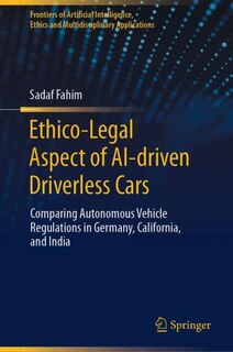 Front cover_Ethico-Legal Aspect of AI-driven Driverless Cars
